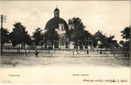 Komárom, Komárnó; Rozália templom / church