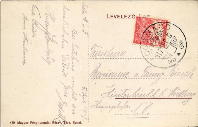 1917 Locsmánd, Lutzmannsburg; Evangélikus templom és iskola / Lutheran church and school / Ev. Kirche und Schule - Image 2