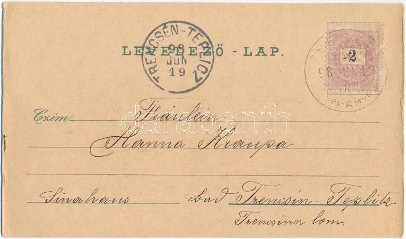 1898 (Vorläufer) Modor, Modra; Deák tér, Evangélikus templomok, M. k. áll. tanítóképezde, Régi városi kapu, Natalia és Erzsébet szálló, Harmónia nyaraló telep. Schwidernoch Károly / square, churches, teachers training institute, - Image 2