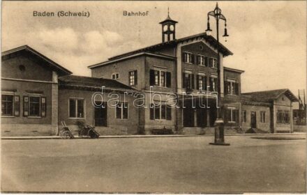 Baden, Bahnhof / railway station