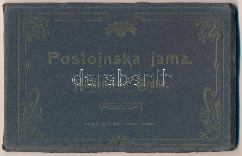 Postojnska jama, Adelsberger Grotte; leporello with 12 cards (non PC)