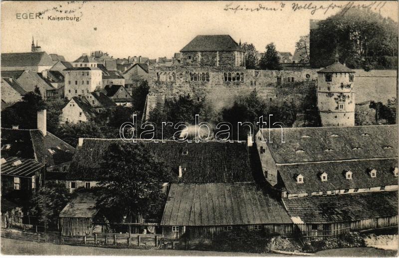 1907 Cheb, Eger, Kaiserburg / castle