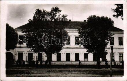1941 Perlak, Prelog; iskola / school. photo + 'M. KIR. POSTA 287.'