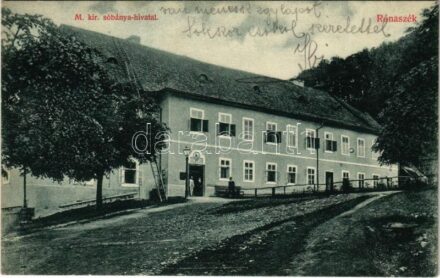 Rónaszék, Rohnen, Costiui; M. kir. sóbánya hivatal. Kaufmann Ábr. és fiai kiadása / salt mine office