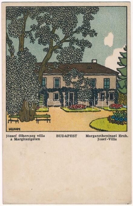 József főherceg villa a Margitszigeten (Budapest) / Margaretheninsel Erzh. Josef Villa. Wiener Werkstätte No. 464. s: Kuhn (fl)