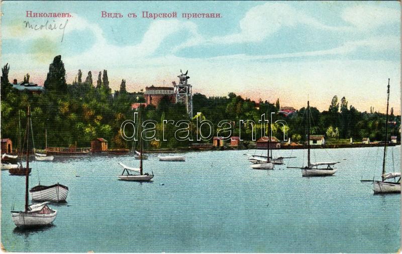 Mykolaiv, Nikolaev, Nikolaiew; Vue du quai du tsar / quay (fl)