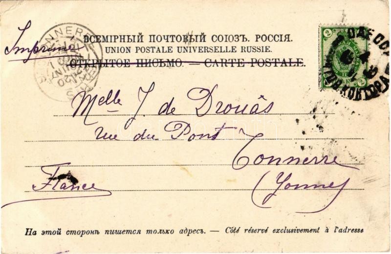 1900 Odesa, Odessa; Sterenskaja Kirche / St. Panteleimon Orthodox Monastery (EK) - Image 2