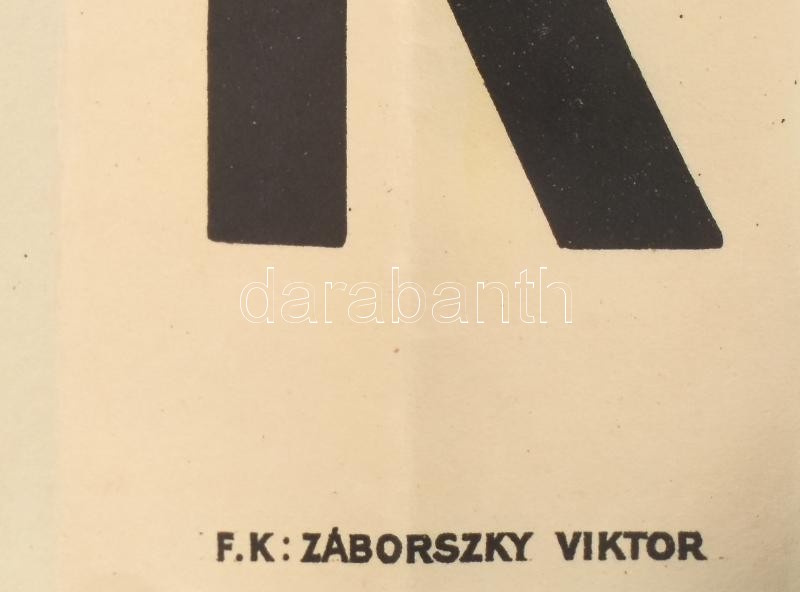 cca 1940 Bronhy édesség Stühmer plakát. Klösz nyomda. 31x94 cm Hajtva. - Image 2
