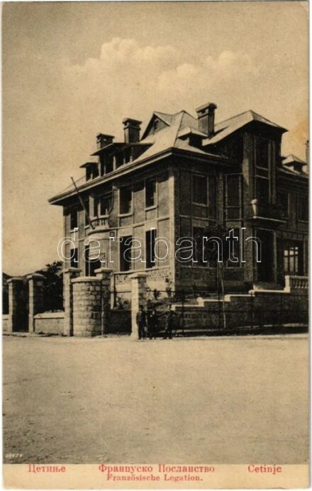 Cetinje, Cettinje, Cettigne; Französischen Legation / French legation (fl)