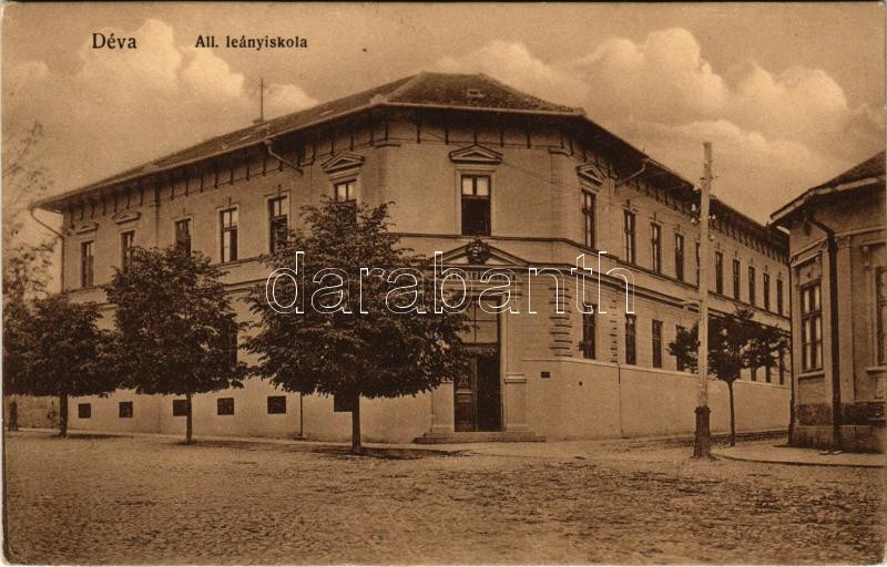 Déva, Állami leányiskola / girl school