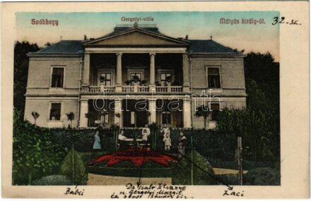 Budapest XII. Svábhegy, Gergelyi Villa a Mátyás király út 32. sz. alatt (EK)