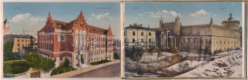 Lublin. Wysawnictwo Wl. Poniatowskiego w Lublinie - Leporello postcard booklet with 10 postcards