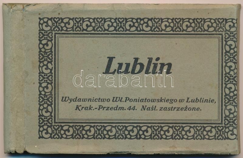 Lublin. Wysawnictwo Wl. Poniatowskiego w Lublinie - Leporello postcard booklet with 10 postcards - Image 3