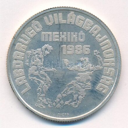 1986. 500Ft Ag 'Labdarúgó Világbajnokság - Mexikó 1986' T:BU Adamo EM95