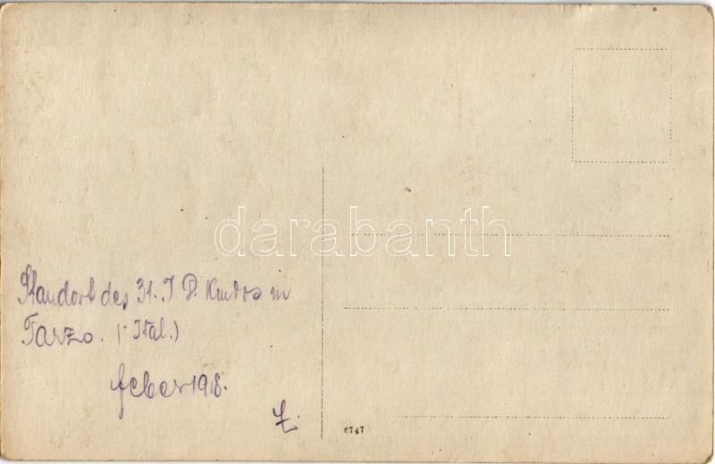 1918 Tarzo, Castello / castle. photo - Image 2