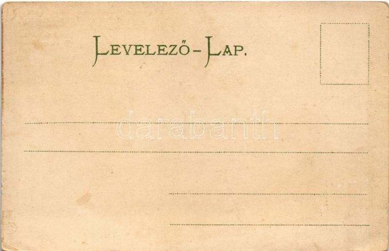 Budapest VI. Váci körút (ma Bajcsy-Zsilinszky út), Fonciere Pesti Biztosító Intézet, Takarékpénztár. Montázs katonákkal és ágyúval (EK) - Image 2