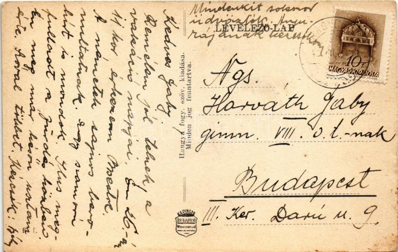 1940 Nagycenk, Hangya fogyasztási szövetkezet üzlete és saját kiadása, kerékpárok (EK) - Image 2