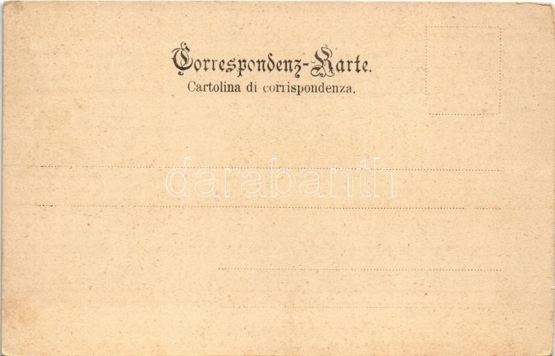 Gorizia, Görz, Gorica; Hotel Central, Veranda, Speisesaal / hotel interior, dining hall. Art Nouveau, floral - Image 2