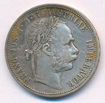 Ausztria 1883. 1Fl Ag 'Ferenc József' T:2,2- Austria 1883. 1 Florin Ag 'Franz Joseph' C:XF,VF Krause KM#2222