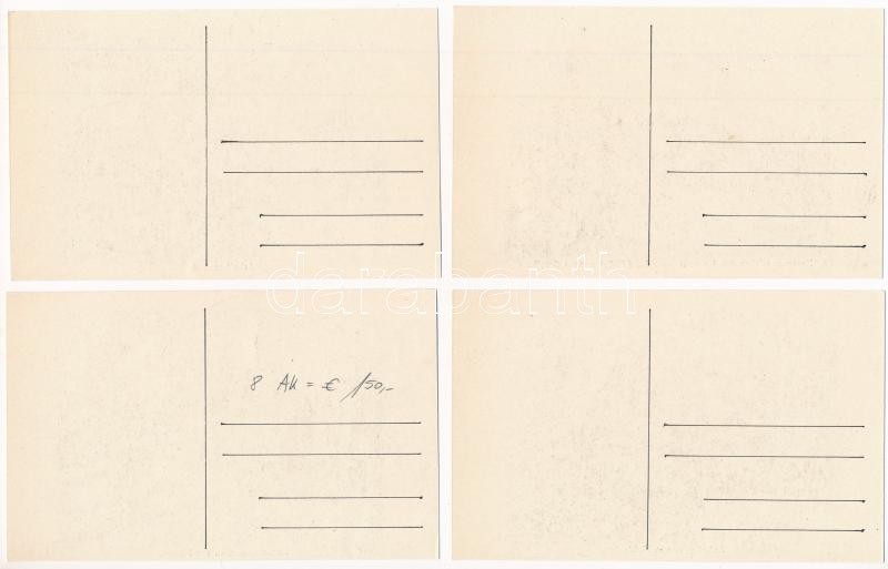 Lviv, Lwów, Lemberg; Fassbinderei / Kádárműhely, munkások, belső - - 8 db régi képeslap / cooper workshop, factory workers, interior - 8 pre-1945 postcards - Image 4