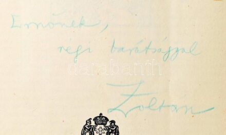 Kodály Zoltán: A magyar népzene. Dohnányi Ernőnek dedikált példány! 'Ernőnek, régi barátsággal. Zoltán.' Bp., 1939, Királyi Magyar Egyetemi Nyomda. Fekete-fehér és színes képekkel illusztrálva. Kiadói, papírkötés. Kissé