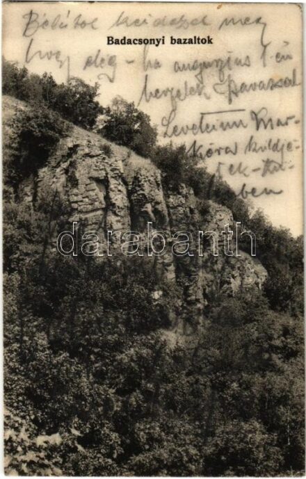 1907 Badacsony, Bazaltok. Balatoni Szövetség kiadása