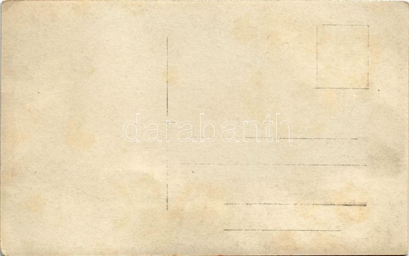 Első világháborús osztrák-magyar katonák lövészárokban / WWI K.u.k. military trench with soldiers. photo (EK) - Image 2