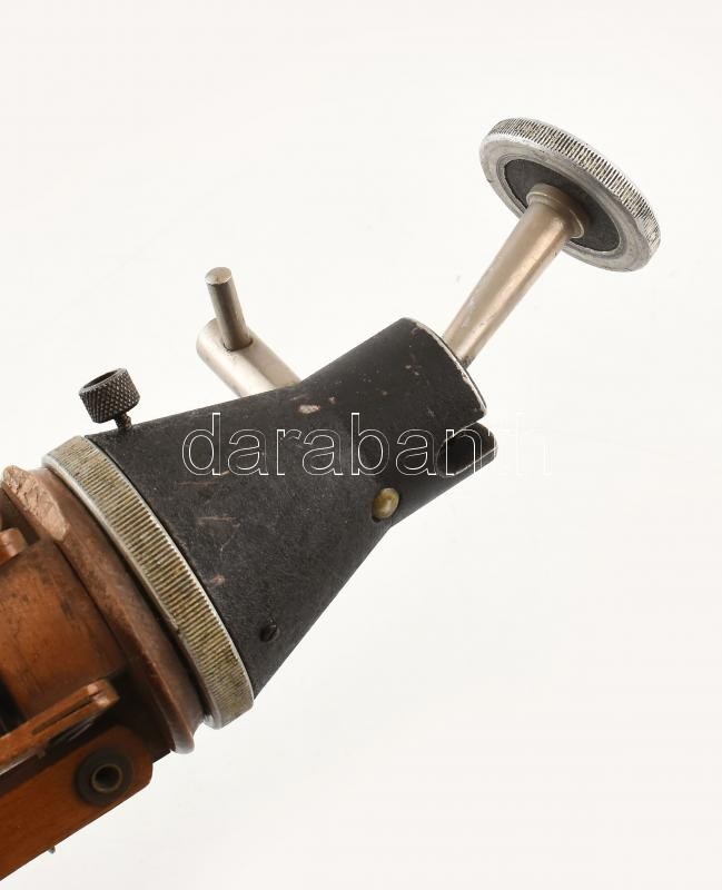 Régi fa és fém fényképezőgép tartó állvány. Összecsukható, jó állapotban . - Image 2