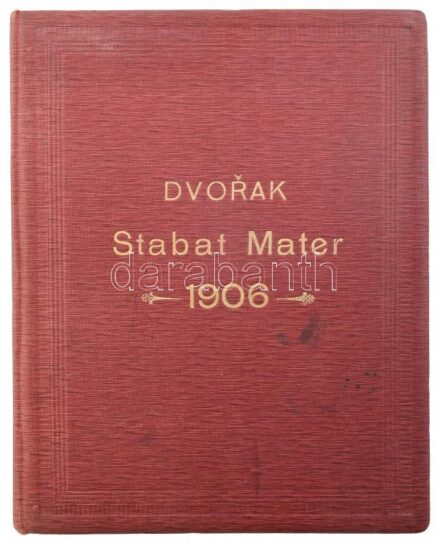 1906 Bellovics (Bellovits) Imre (1847-1921) karnagy, zeneszerző és pedagógus, a Budapesti Zenekedvelők Egylete igazgatója számára összeállított emlékfüzet, az egylet fennállásának 41., ill. Bellovics Imre igazgatóságának 25.