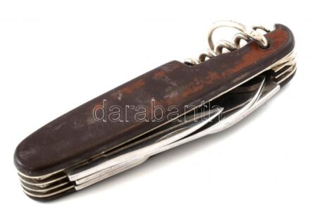 Vintage Imperial Ireland bicska, jelzett, gravírozott felirat: Dimex - Bucharest, kopott, h:9,5cm