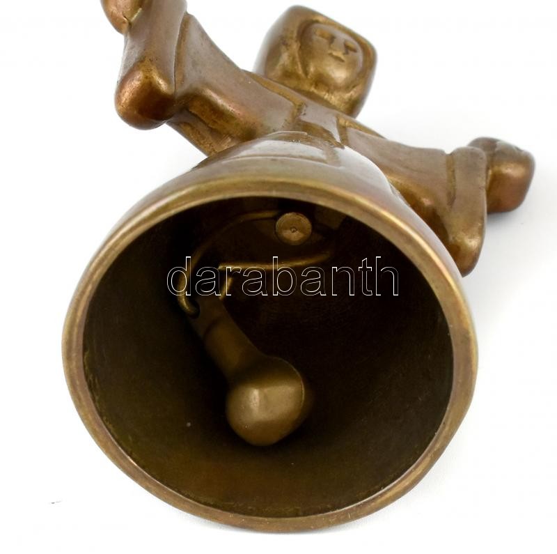 Réz angyalka formájú csengettyű 9cm - Image 2