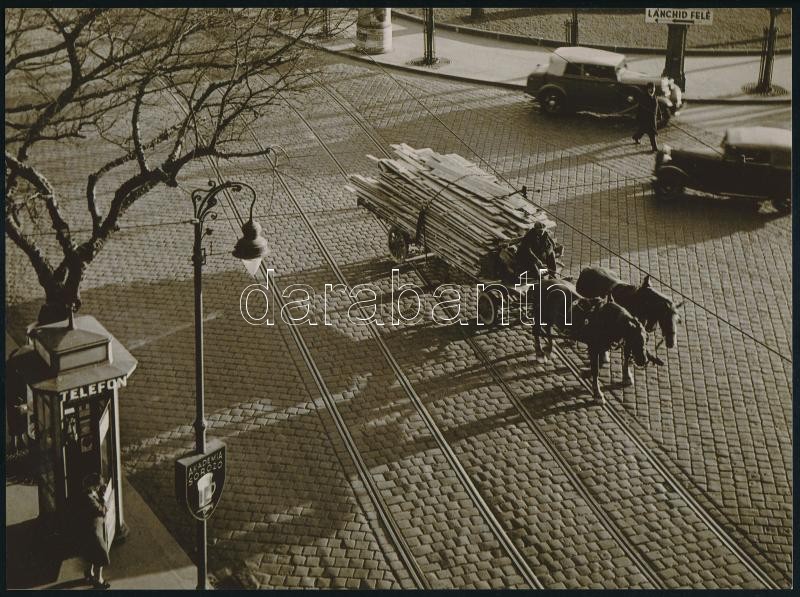 cca 1931 Budapest, Osoha László (1899-1970) budapesti fotóművész hagyatékából 1 db mai nagyítás, 18x24 cm