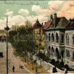 1907 Szabadka, Subotica; Vasút utca, vasútállomás / street, railway station