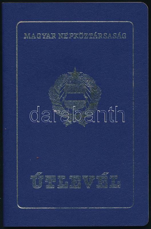 1993 Magyar Népköztársaság feliratos útlevél - Image 2