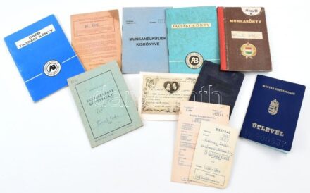 cca 1963-1993 10 db vegyes igazolvány, okmány