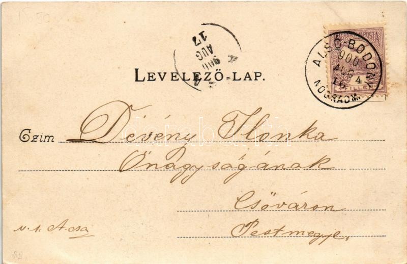 1900 Szügy (Balassagyarmat), Hansély, Simonyi és Schindler kastély, Nógrádmegye régi székháza - Image 2