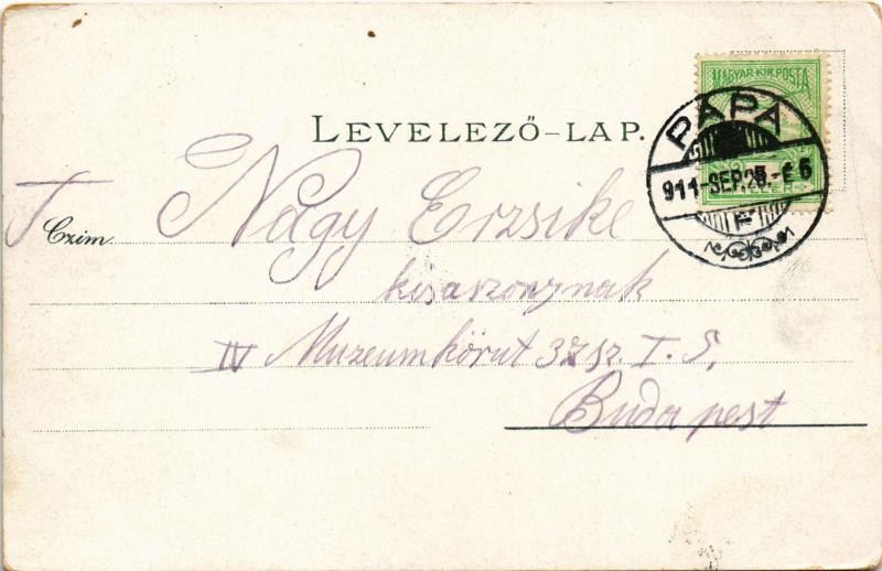 1911 Szigetvár, látkép a várról tekintve (EK) - Image 2