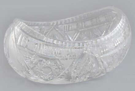 Kristály kínáló, hibátlan 24 cm