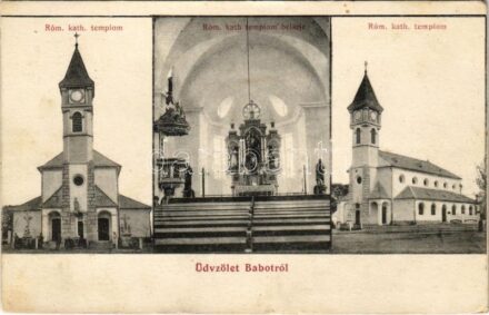 1913 Babót (Kapuvár), Római katolikus templom, belső