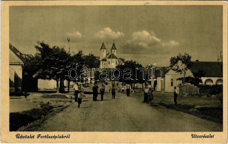 Fertőszéplak (Sopron), utca, templom (fl)