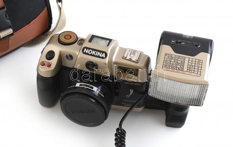 Nokina filmes fényképezőgép, táskában, 2 db filmmel - Image 2