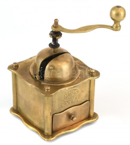 Magus Extra régi réz kávédaráló, kopásnyomokkal, m:20cm