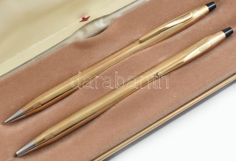 Cross golyóstoll és töltőceruza készlet. Díszdobozban, leírással. - Image 2