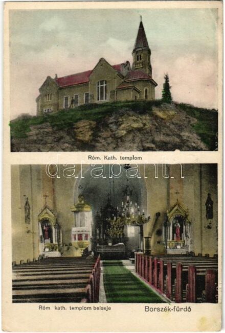 Borszék-fürdő, Baile Borsec; Római katolikus templom, belső / Catholic church interior (EK)