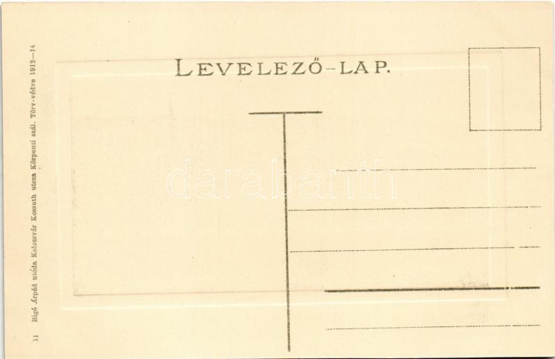 Kolozsvár, Cluj; Rigó Árpád utóda 1912-14. - Image 2