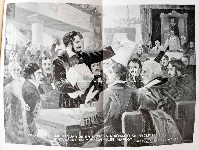 Siklóssy László: Az országgyűlési beszéd útja Kornis Gyula előszavával. Budapest, 1939. Egyetemi Ny. 605 l. 36 t. (8 kihajtható) + 2 hasonmás (1 kétlapos, egy kihajtható). Kiarói, kopott egészvászon kötésben. Hozzá Darányi - Image 4