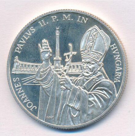 1991. 500Ft Ag 'II. János Pál pápa látogatása' T:PP fo. Adamo EM120