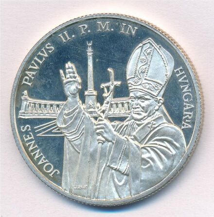 1991. 500Ft Ag 'II. János Pál pápa látogatása' T:PP fo. Adamo EM120