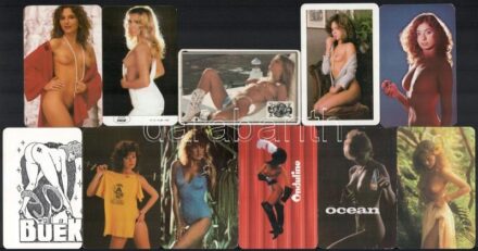 1984-1999 11 db erotikus kártyanaptár