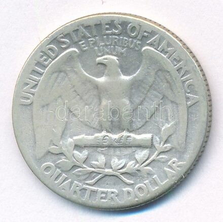 Amerikai Egyesült Államok 1948. 25c Ag T:3 USA 1948. 25 Cents Ag C:F Krause KM#164